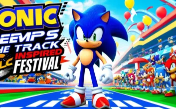 Sonic Racing Revamps the Track with Comic-Inspired DLC Festival